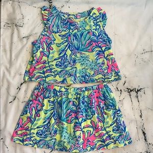 Lilly Pulitzer Top and Skort Set